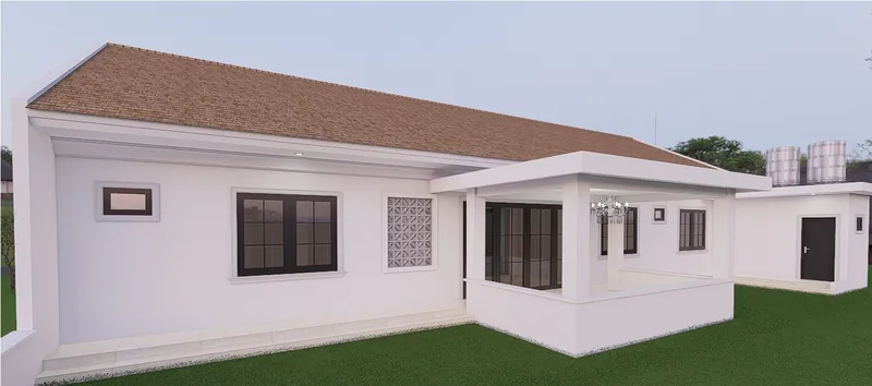 Visualisasi desain Mes Karyawan, Nusa Tenggara Timur (gambar 2)